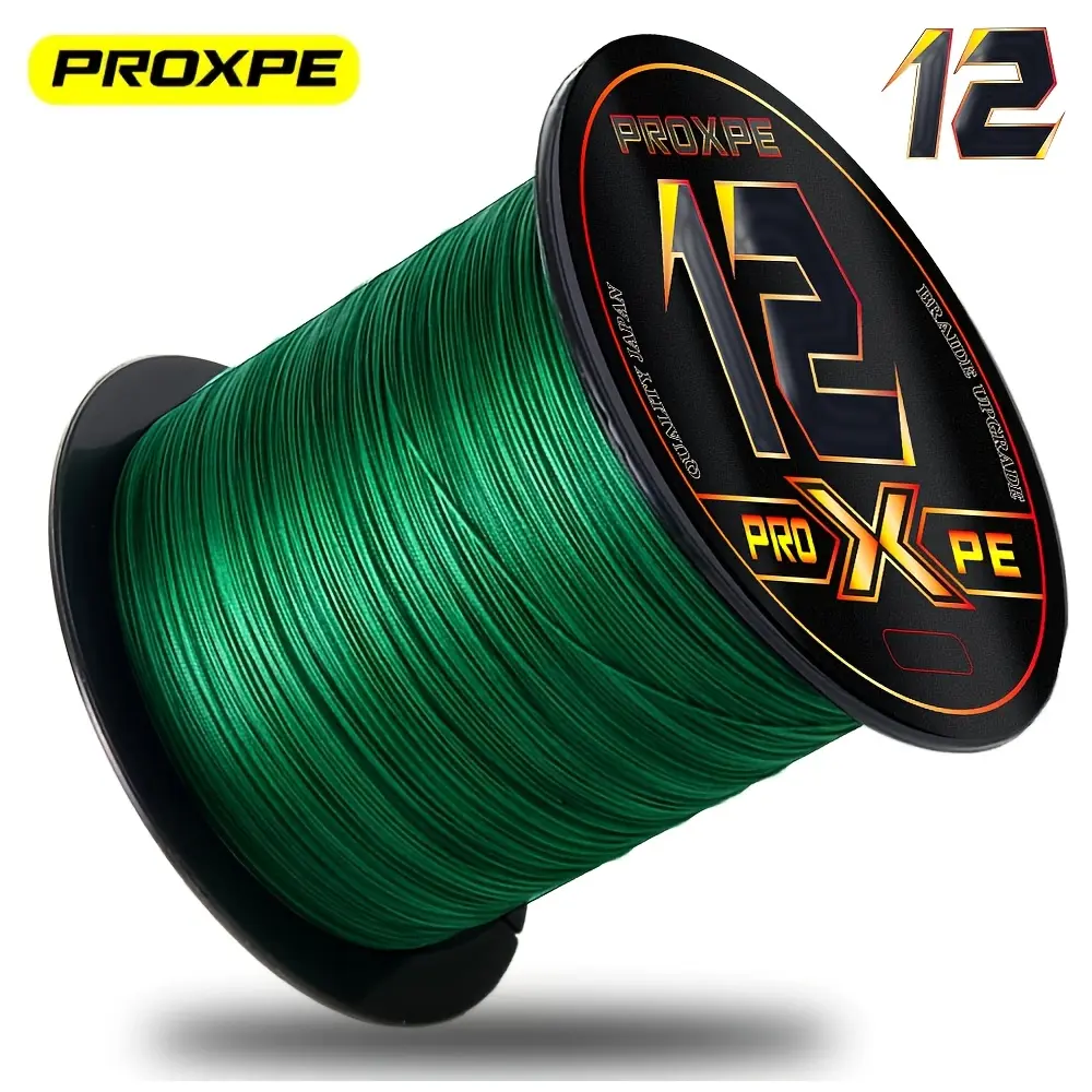 Proxpe X12 Braid Fishing Line, Smooth Japanese Pe Line 300m, 120lb Test Strength, Outdoor Saltwater Fishing Accessories
