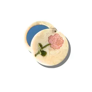 Spring Rose Stem Compact Mirror