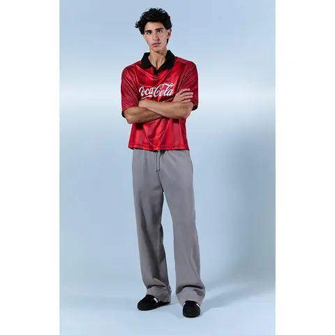 Pacsun Men's Light Gray Fleece Extreme Baggy Sweatpants