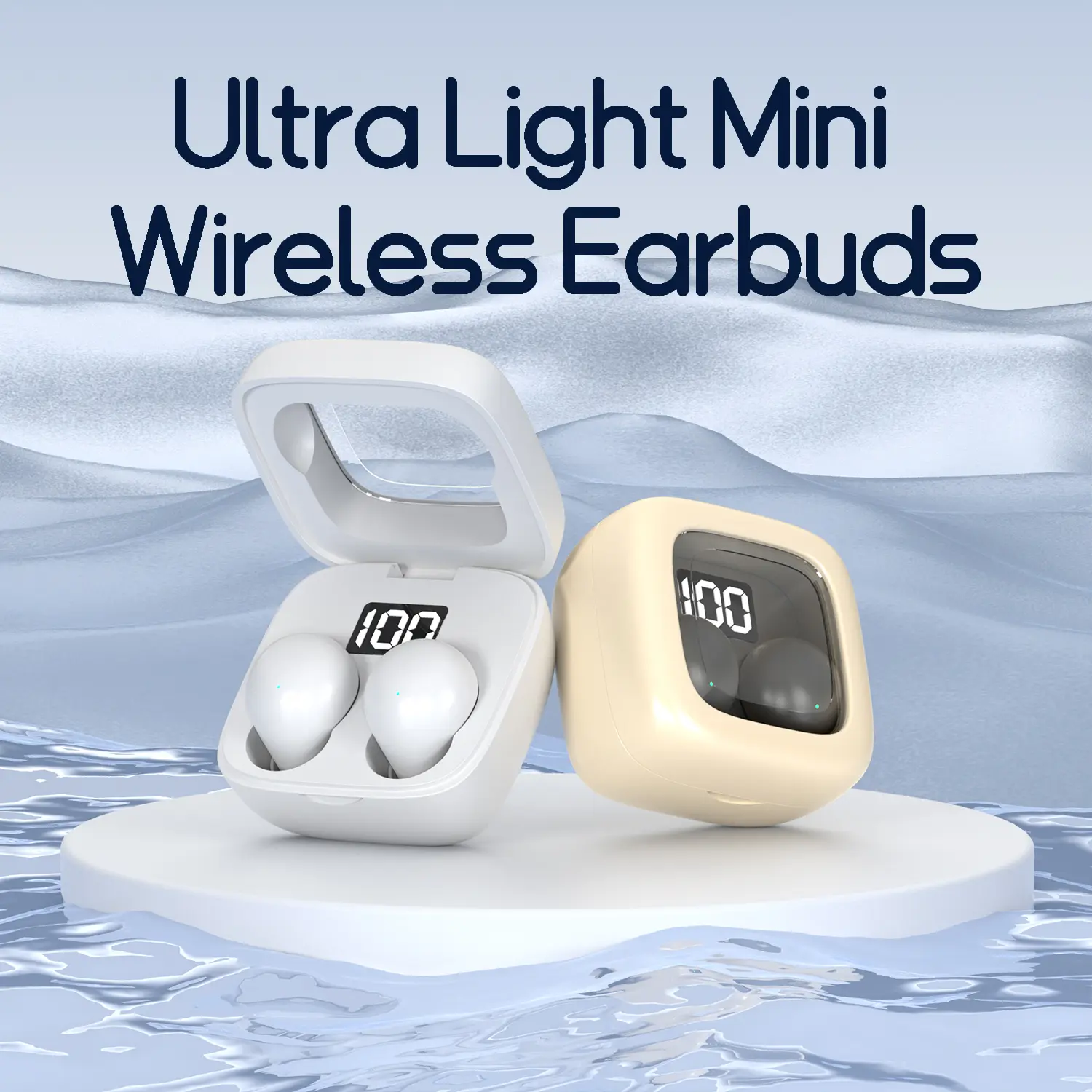 Ultra Mini Sleep Earbuds Adopt Ultra-Thin Streamlined Shape That Will Not Squeeze Auricles When You Sleep On Your Side, Matched With Soft Skin-Friendly Silicone Ear Tips To Bring Comfortable Pain-Free Long Wear All Night