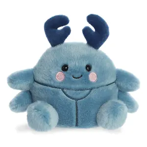 Palm Pals Adorable Agatha Beetle 5 inch Blue Mini Collectable Soft Plush Stuffed Animal