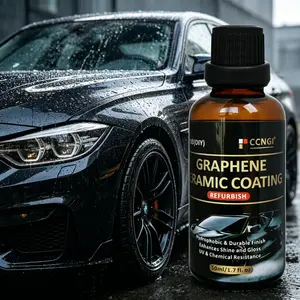 Graphene Ceramic Coating Car Care Product, Professional Top Coat, 50ML Car Wash After Paint Sealant, Ultimate Hydrophobic Protection, Car Graphene Spray