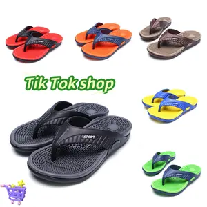 Massage Sole Men's  , Orthopedic Thong  with Foot Massage, Comfortable Casual Summer Footwear for Teen Boys & Young Men, Perfect for Daily Wear Beach Pool Indoor Outdoor Ultra-Soft Non-Slip EVA slipper flip flop sandal