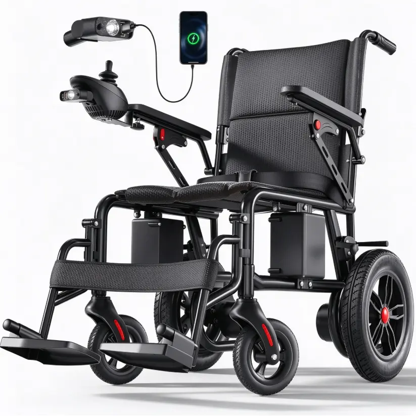 Premium Lightweight Foldable Electric Wheelchairs forAdults,Seniors