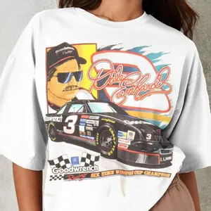 Vintage 90S Dale Earnhardt  Racing T Shirt