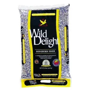 212 MAIN Wild Delight Songbird Food (20 lb, 377200) - Cherry Blend Sunflower Mix, Attract Birds, Use with Feeder