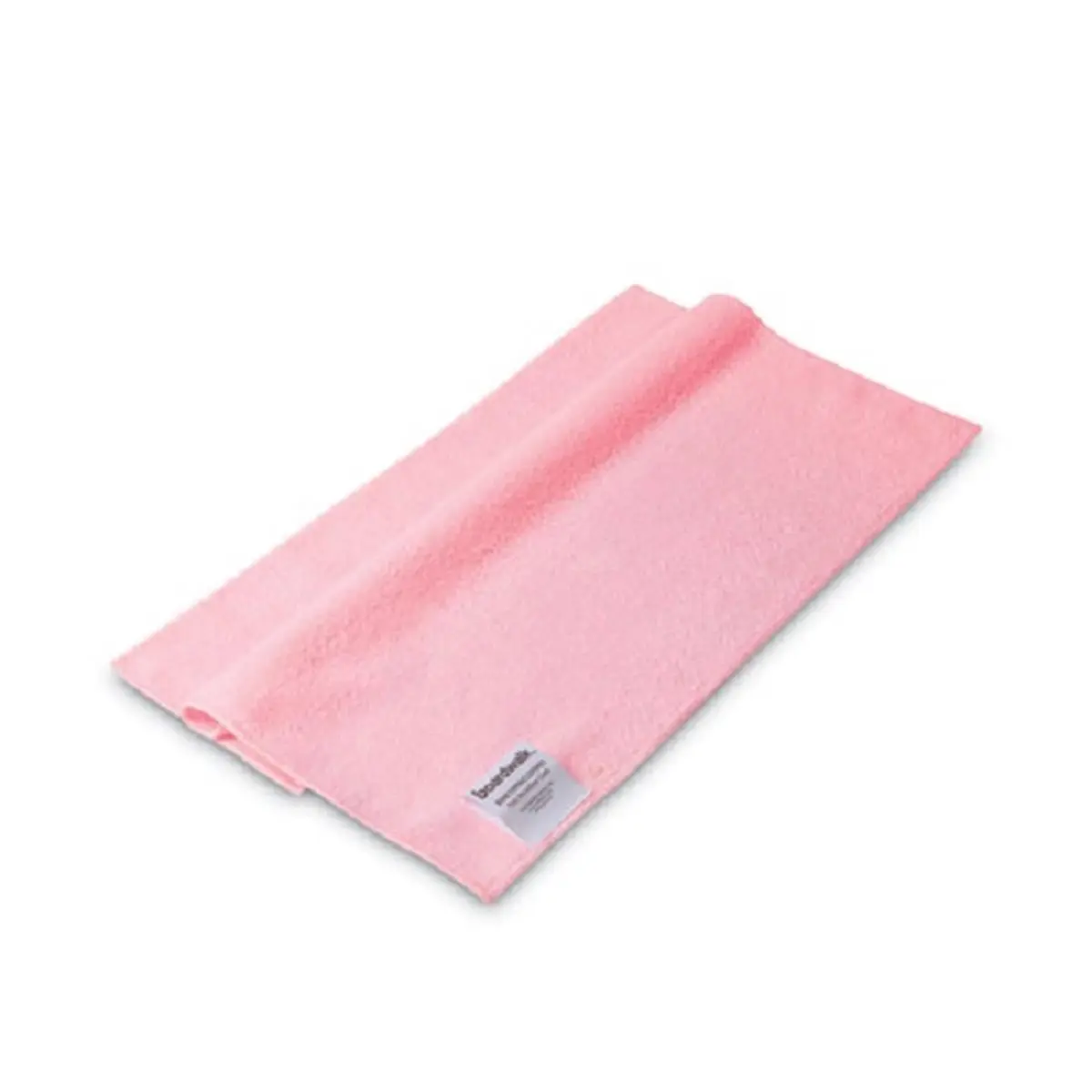 Square Microfiber Cleaning Cloth - 16x16 in Pink Lint-Free Waffle Knit Towel, Absorbent Durable Reusable Washcloth for General Home Indoor Care