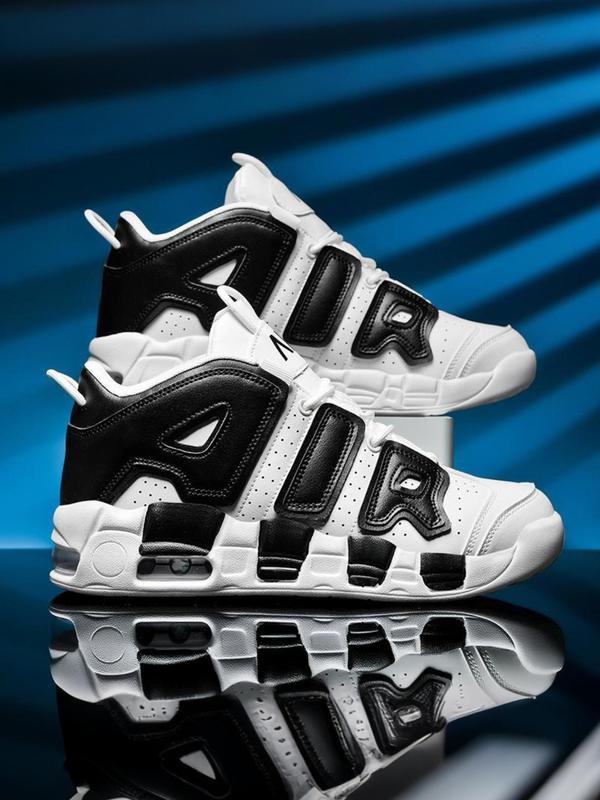 Unisex Fashion Casual Sports Shoes, Stylish Basketball Shoes, Shock Absorption Comfortable Shoes, Sizes 36-47, Men and Women