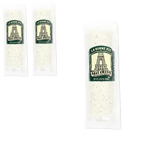 La Bonne Vie Garlic & Herbs Goat Cheese (3-Pack, 10.5 oz) – Large Family Size Savory Logs