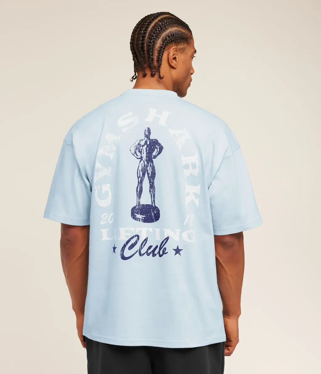 Gymshark Trophy Graphic T-Shirt, Men's Graphic Workout Tee, Athletic Training Shirt, Fitness Gym Top, Casual Streetwear