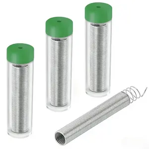 Lead-Free Solder Wire with Rosin Core, Sn99.3-Cu0.7, 0.8mm, 5g/8g/10g, Contains 2.0% Flux, Ideal for Electrical Repair and Welding (3 Pack)