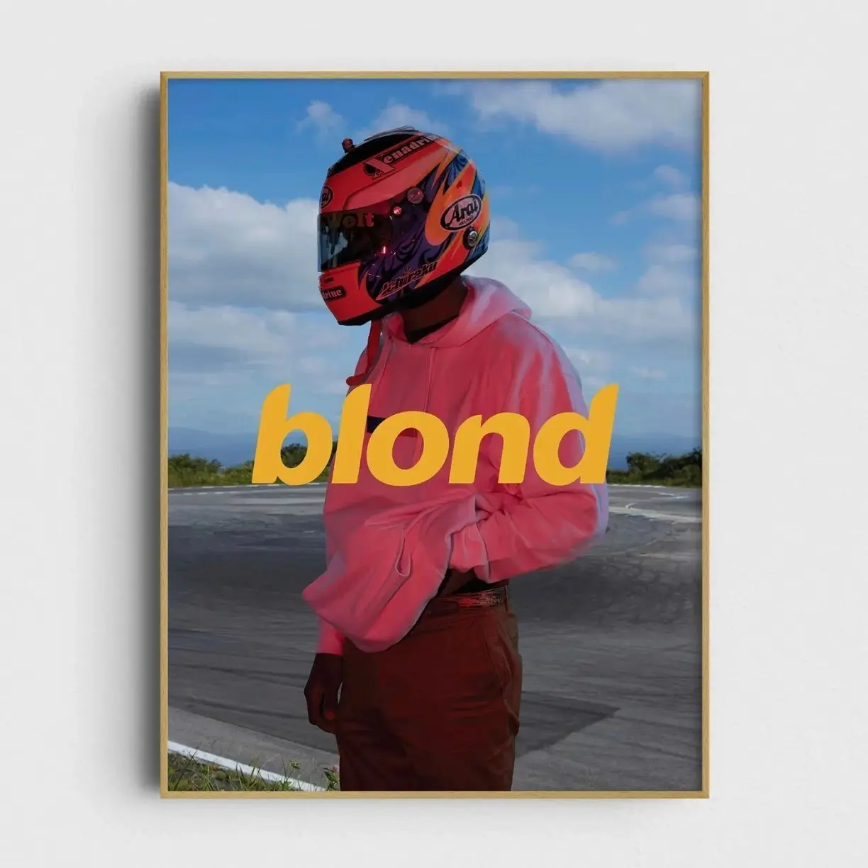 Frank Ocean Print: Blond - Album Cover Wall Art (Giclée Print) Frank Ocean Print: Blond - Album Cover Wall Art (Giclée Print)