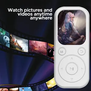 MP3 Bluetooth player Type-C port for fast charging 5.4 Bluetooth version expandable memory card music player FM recording e-book