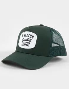 BRIXTON  Mens Hubal Trucker Hat, Green