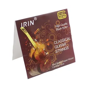 Irin Classical Guitar Strings, Nylon Light Strings, Nylon Core, Silver Color Copper Alloy Wound, High Quality Musical Instrument Parts