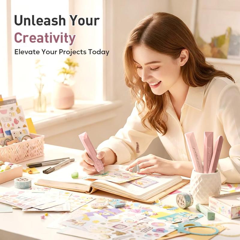 Tape Roller Adhesive, Easy Glide Glue Runner, Strong Hold, Ideal for Photos & DIY Crafts