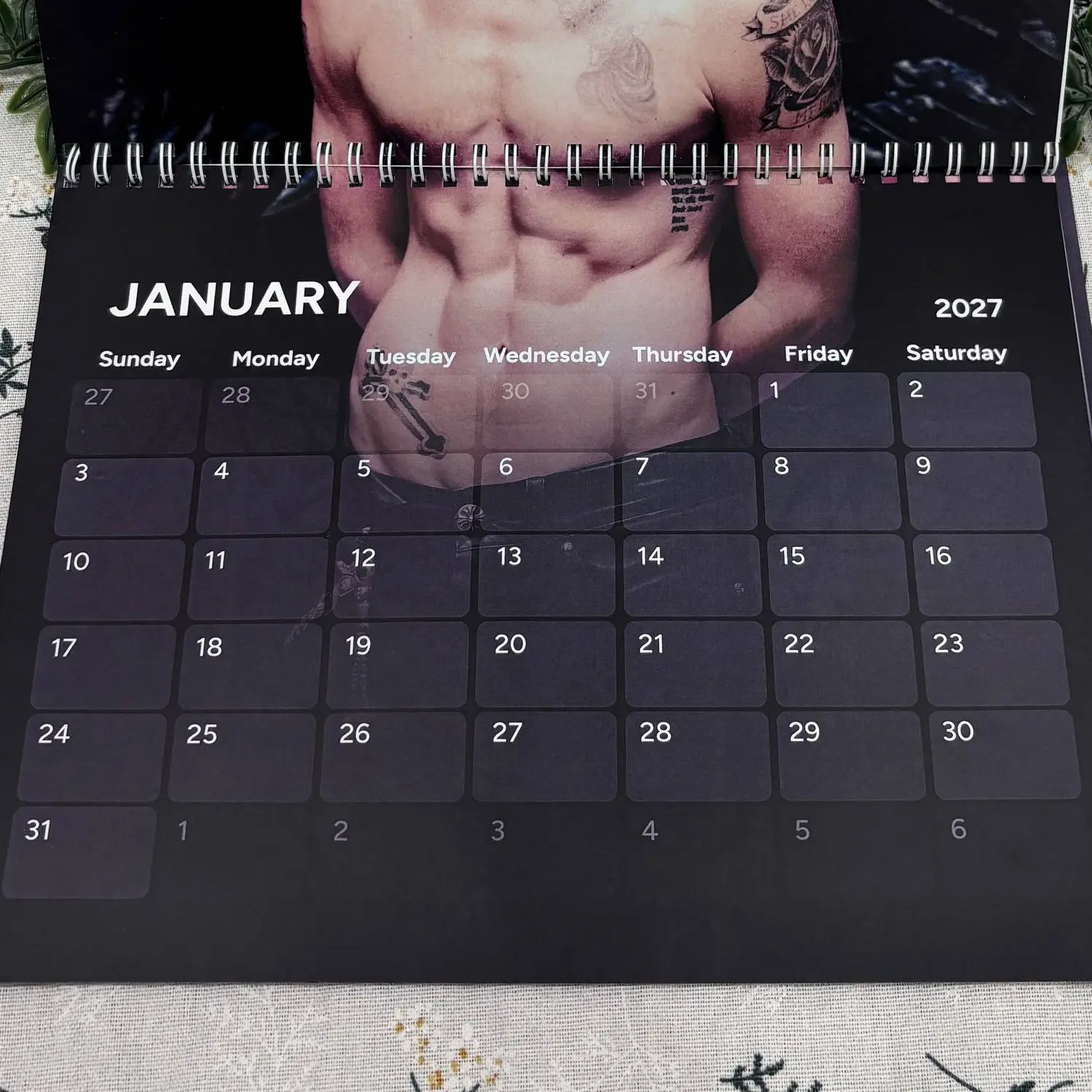 Rock Music Calendar, Y B 2027 Wall Desktop Calandar, Home Decor