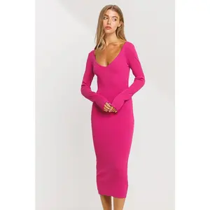 Desi Midi Dress - PINK