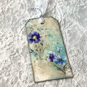 Handmade bookmarks, junk journal tags,