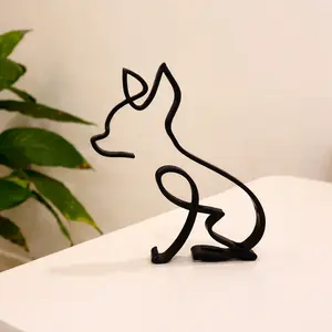 Chihuahua Line Sculpture