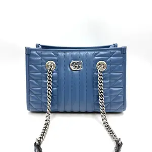 Pre-owned GUCCI AsShown Shoulder Bags 4644 Calfskin Matelasse Aria GG Marmont Shoulder Bag 26.05.23