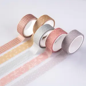 Household daily necessities DIVERSEBEE Pastel Washi Tape Set, 5 Rolls Decorative Scrapbook Tape, Cute Craft Tape, Scrapbooking Bullet Journal Supplies, Bible Journaling, Planner Accessories, Gift Wrap Tape (Forest)