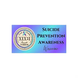Suicide Prevention Awareness Warrior Bumper Sticker