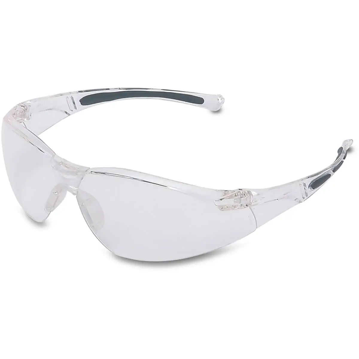 North Safety B3150280 Honeywell Uvex A800 Half Frame Safety Glasses - Anti-Scratch - Clear Lens & Frame