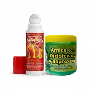 Pain Relief Combo: Arnica Rosemary Roll-On + Gel Diclofenaco y Naproxeno 125g