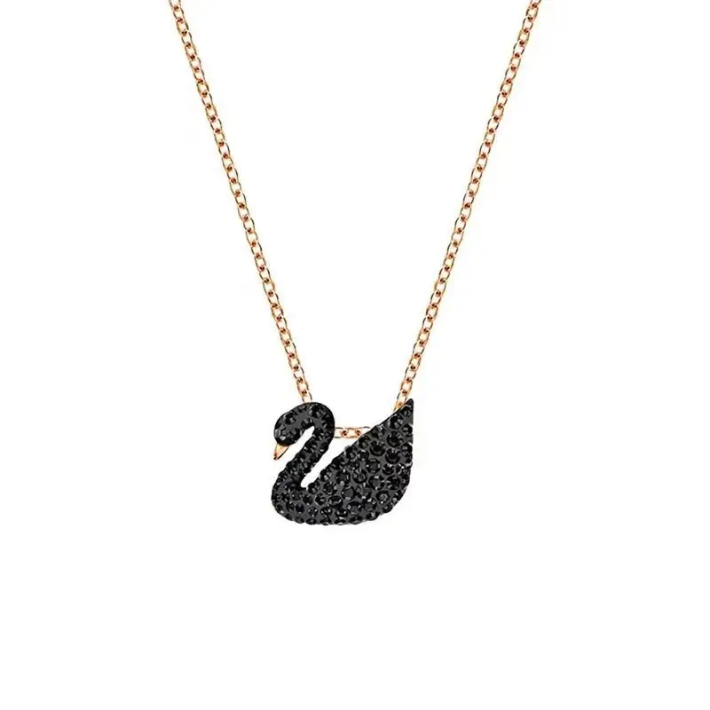 Rose Gold Black Swan Small