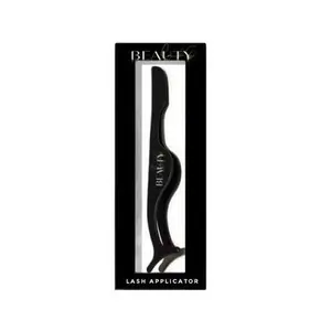 Beauty Lashed Lash Applicator - Standard Lash Applicator with Ergonomic Design, Curved Metal End & Silicone Tip for Lightweight Grip and Flawless Lash Application Makeup Setting Cosmetic