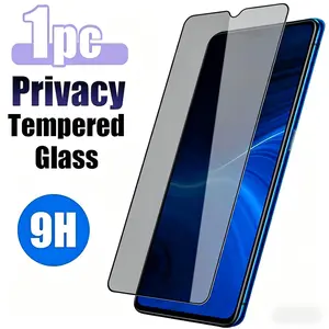 Protector de pantalla de privacidad para iPhone 16/15/14 Pro Max serie Samsung S24, a prueba de espionaje, a prueba de golpes, cobertura completa, resistente a huellas dactilares, instalación sin burbujas, protección a prueba de roturas de grado militar t