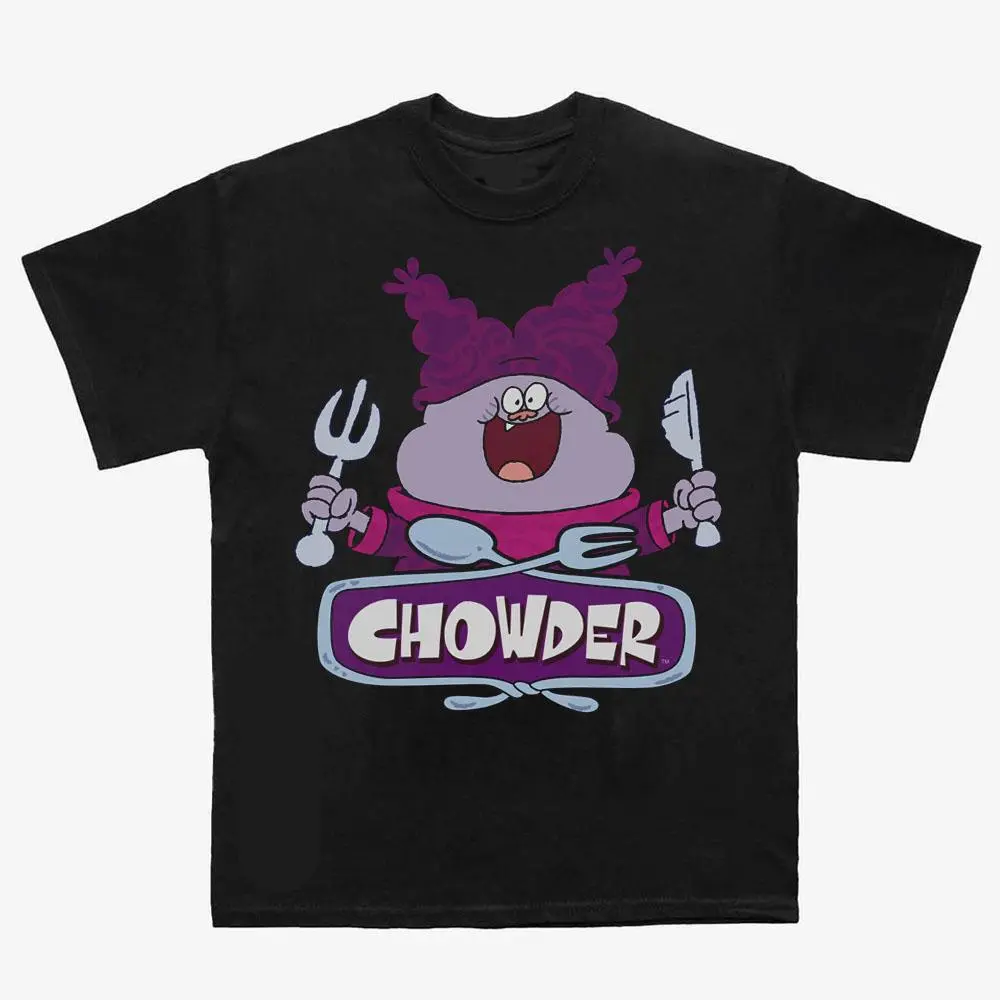Chowder Band Style T-Shirt, Vintage Cartoon Graphic Tee, Classic Animated TV Show Shirt, 2000s Kid Gift
