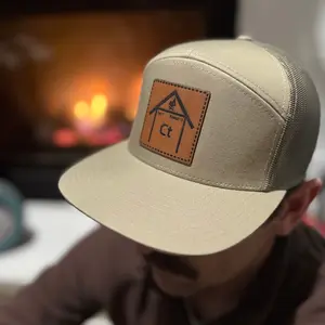 Copper Top Edition Leather Patch Hat