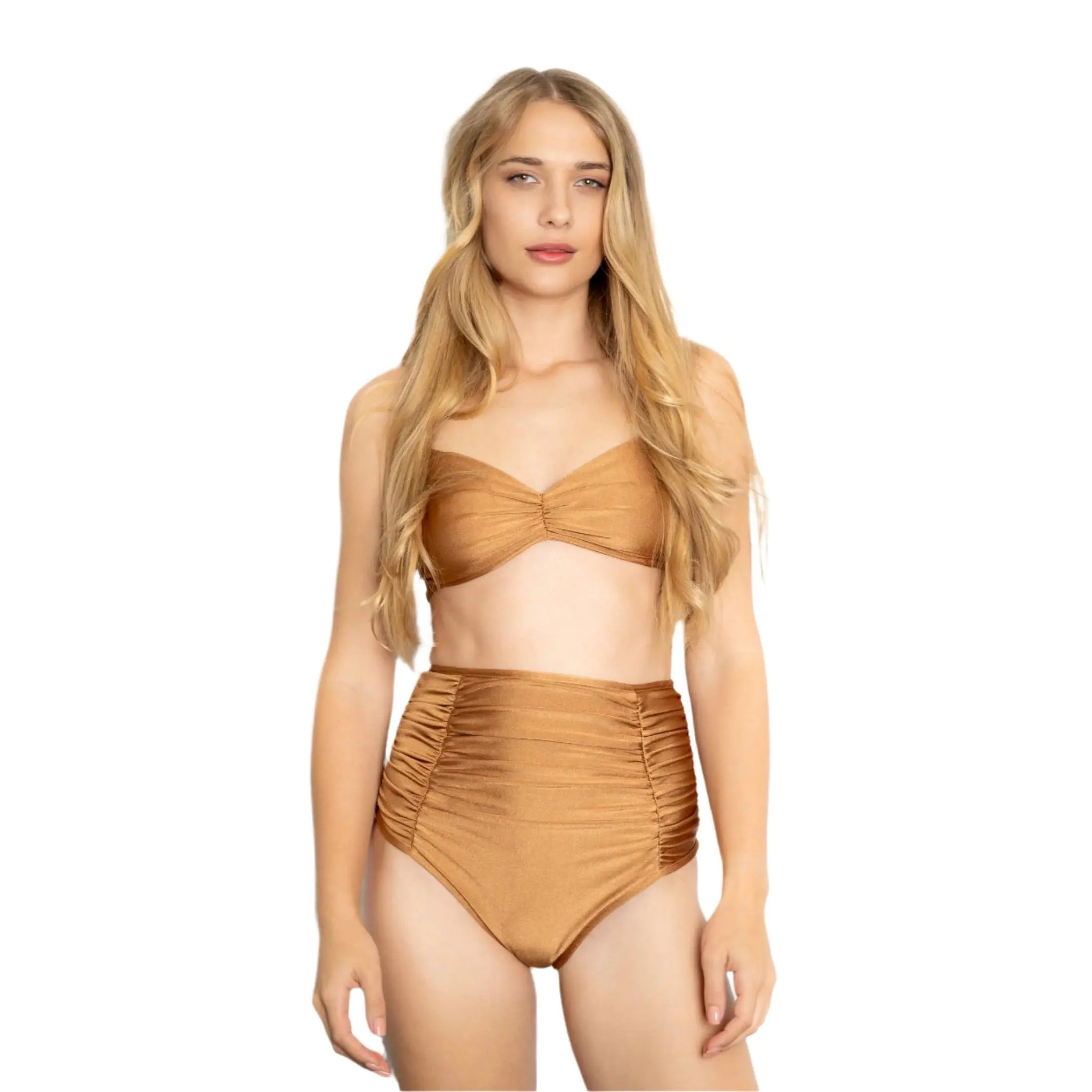 Venus High-Waisted Halter Bikini Set – Women’s Swimwear