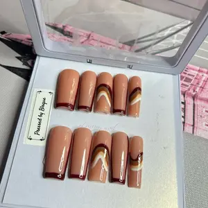 Coffin Horizon press on nails