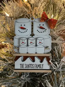S’mores Family Ornament