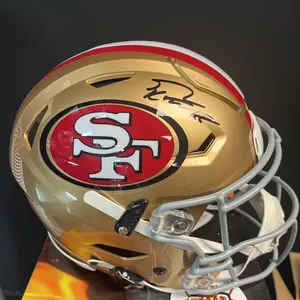 1 Box Pick Your Team Signed Speedflex Helmet Memorabilia Sports Break - Fire and Ice