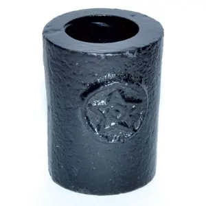 Cast Iron Pentacle Chime Candle Holder | For Altar & Ritual Use