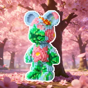 Flower Guardian Bear Puzzle Set, 1718 Pieces, Ideal Gift for Thanksgiving Christmas Halloween Easter, Home Decor & Party Decoration