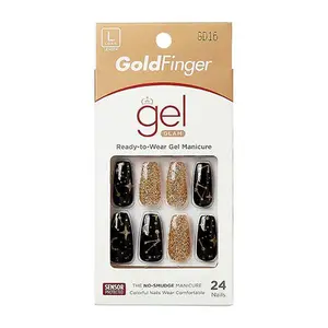 Gold Finger Gel Glam Design