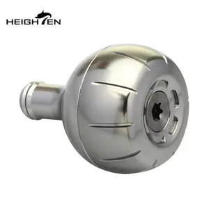 HEIGHTEN Aluminum Reel Power Knob38mm/42mm Compatible for Shimano Daiwa Spinning & Baitcasting Reel Fits 5mm Diameter Crank Arm Shaft