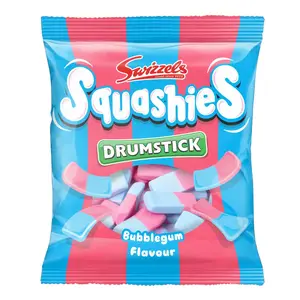 Swizzels Drumstick Squashies Bubblegum Flavour Bag (UK)