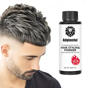 ADGLAMFUL Hair Contour Powder 20g Natural Styling Powder for Shaping Texturizing Adding Volume with Matte Finish Plumping Matte Effect