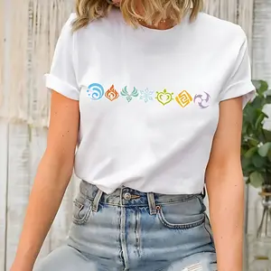 Genshin Impact Elements Shirt, Gamer T-Shirt, Sweatshirt, Anime Shirt, Genshin Select Your Element 2024