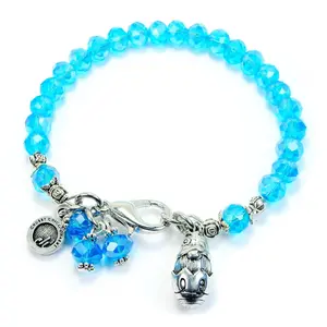 Easter Egg Gnome Splash Of Color Crystal Bracelet