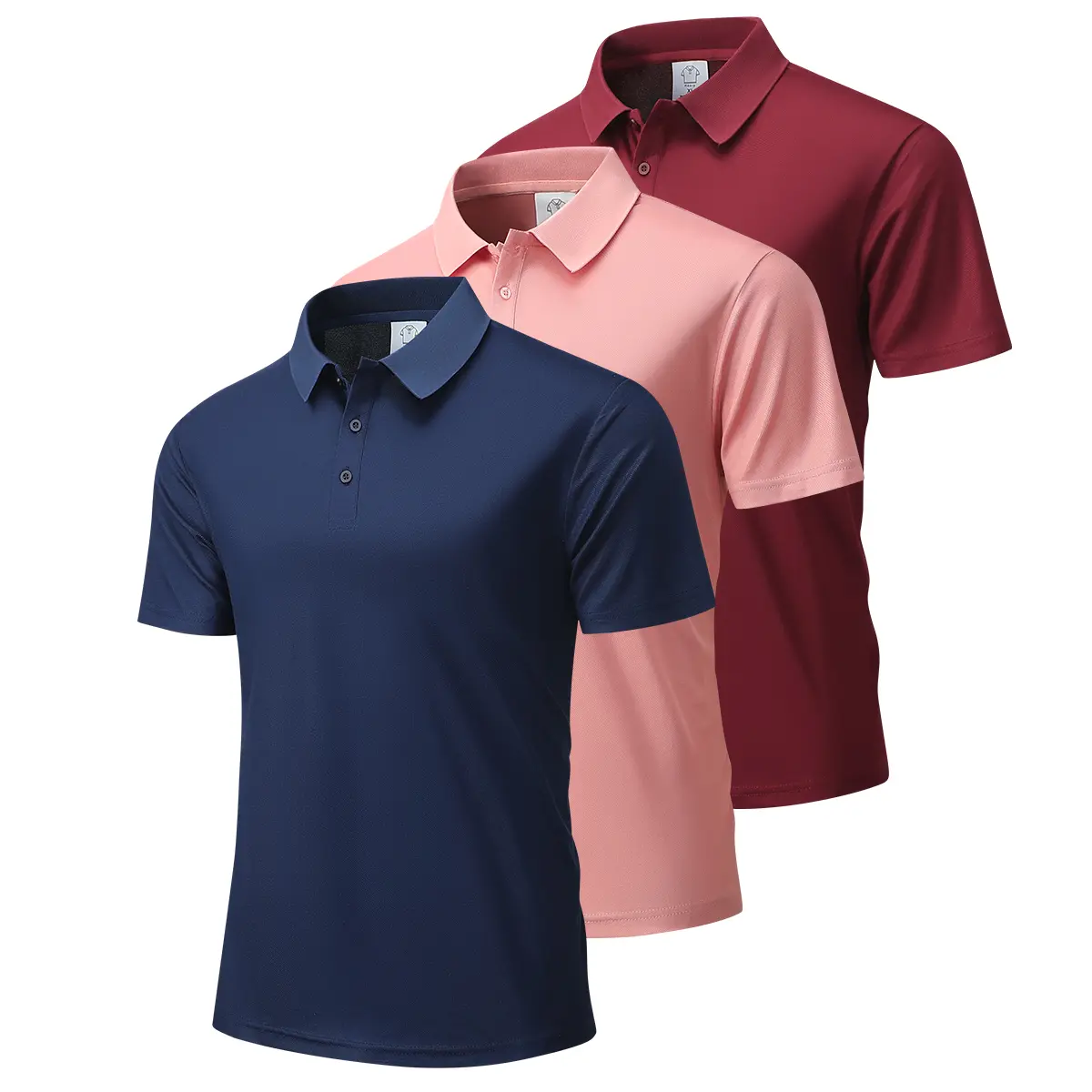 Navy Blue + Pink + Wine Red