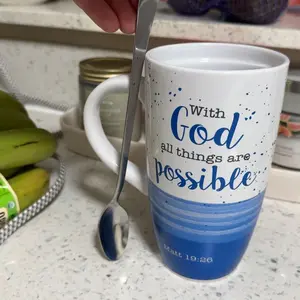 Stainless Steel Long-Handled Spoons (8 Counts), Coffee, Ice Cream & Tea Spoons, Modern Household Cutlery Set & Kitchen Accessories