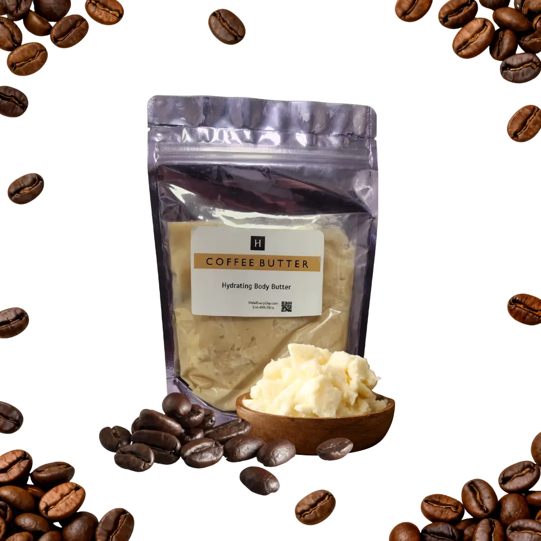 Coffee Butter | Super Hydrating Body Butter for Smooth Soft Skin | Ideal for Dry & Damaged Skin | Long Lasting Moisturizing Properties