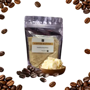 Coffee Butter | Super Hydrating Body Butter for Smooth Soft Skin | Ideal for Dry & Damaged Skin | Long Lasting Moisturizing Properties